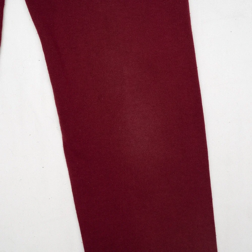 Vintage 70s 80s Nike Jogger Sweatpants‎ Maroon Mens 34x29 Grey Swoosh Logo